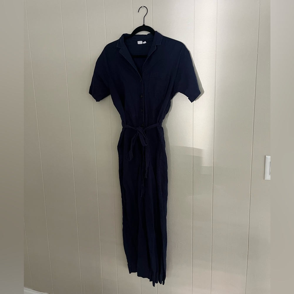 Gap Linen/Cotton Blend Jumpsuit
